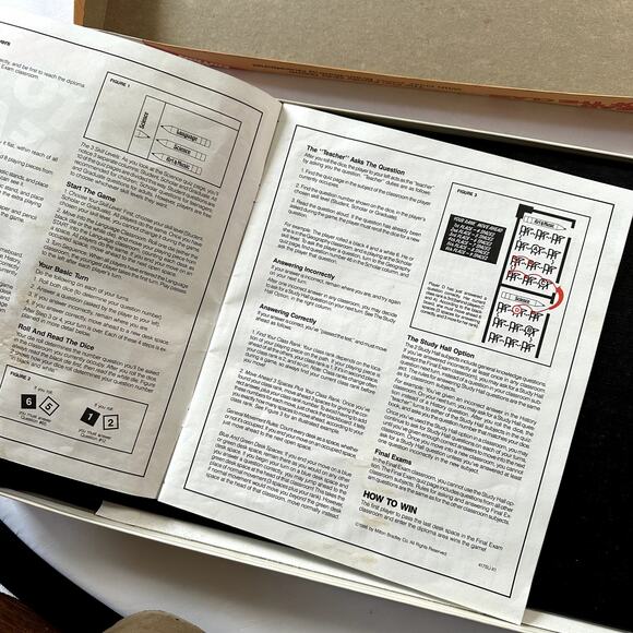 Vintage 1986 Go To The Head Of The Class Board Game Deluxe Edition - Picture 5 of 11